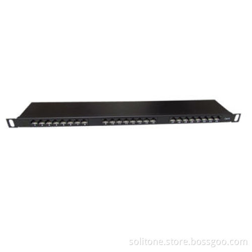 24-port Cat6 UTP Patch Panel, New Style